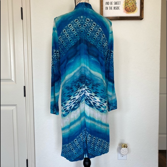 🍍EUC COLORFUL KIMONO BY CHICO’S - Picture 3 of 8